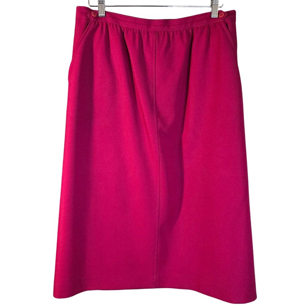 Haberdashery 16 Magenta Midi Straight/Pencil Skirt [211]